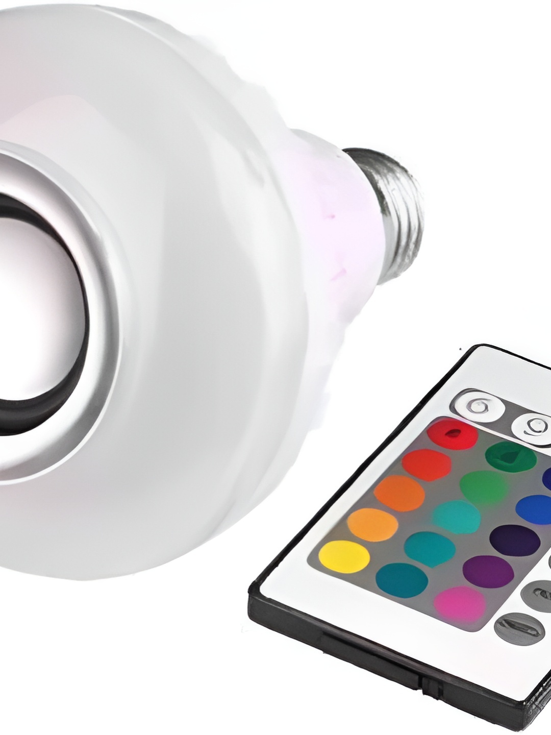 

ENORMITY White Wireless Music Playing Remote Controller LED Smart Bulb
