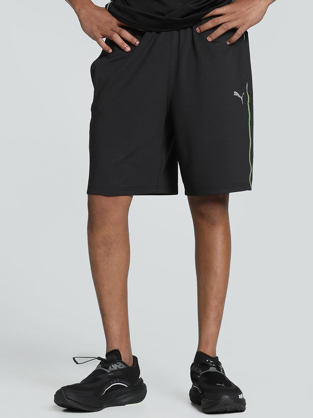 

one8 x PUMA Men Mid-Rise Training or Gym Sports Shorts, Black