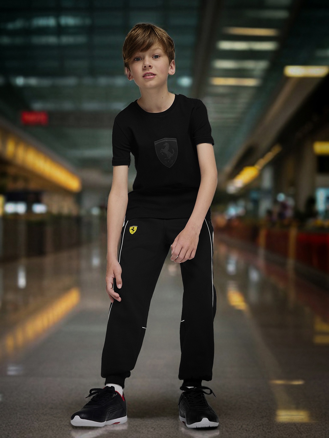 

PUMA Youth Motorsport Sweatpants, Black