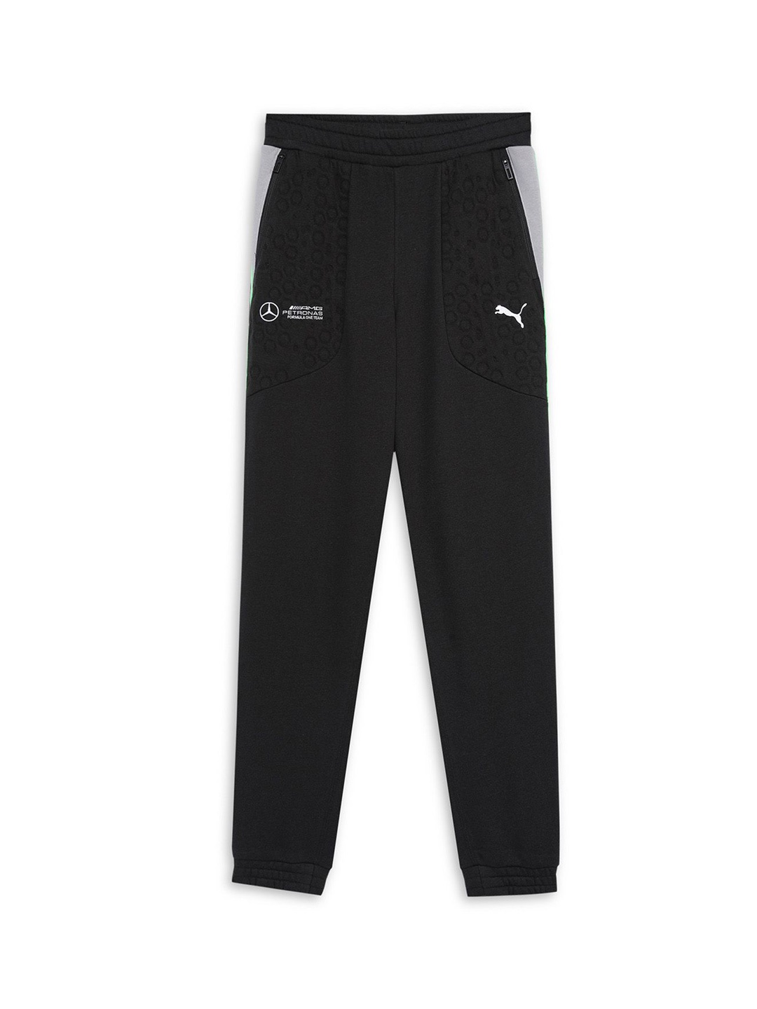 

PUMA Motorsport Unisex Kids Solid Regular Fit Slip On Regular Track Pants, Black