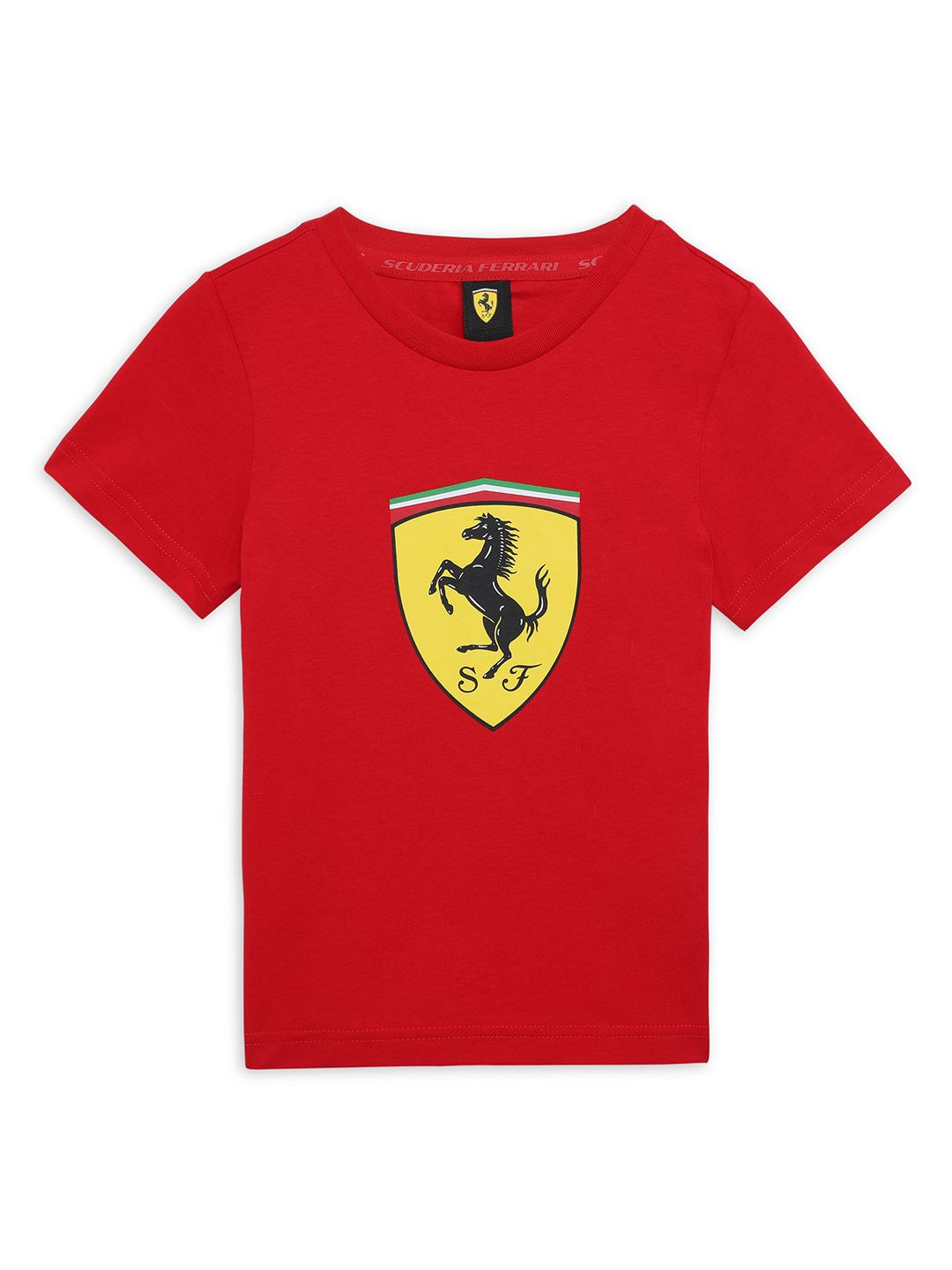 PUMA Motorsport Kids Scuderia Ferrari Race Youth Printed T-shirt, Red