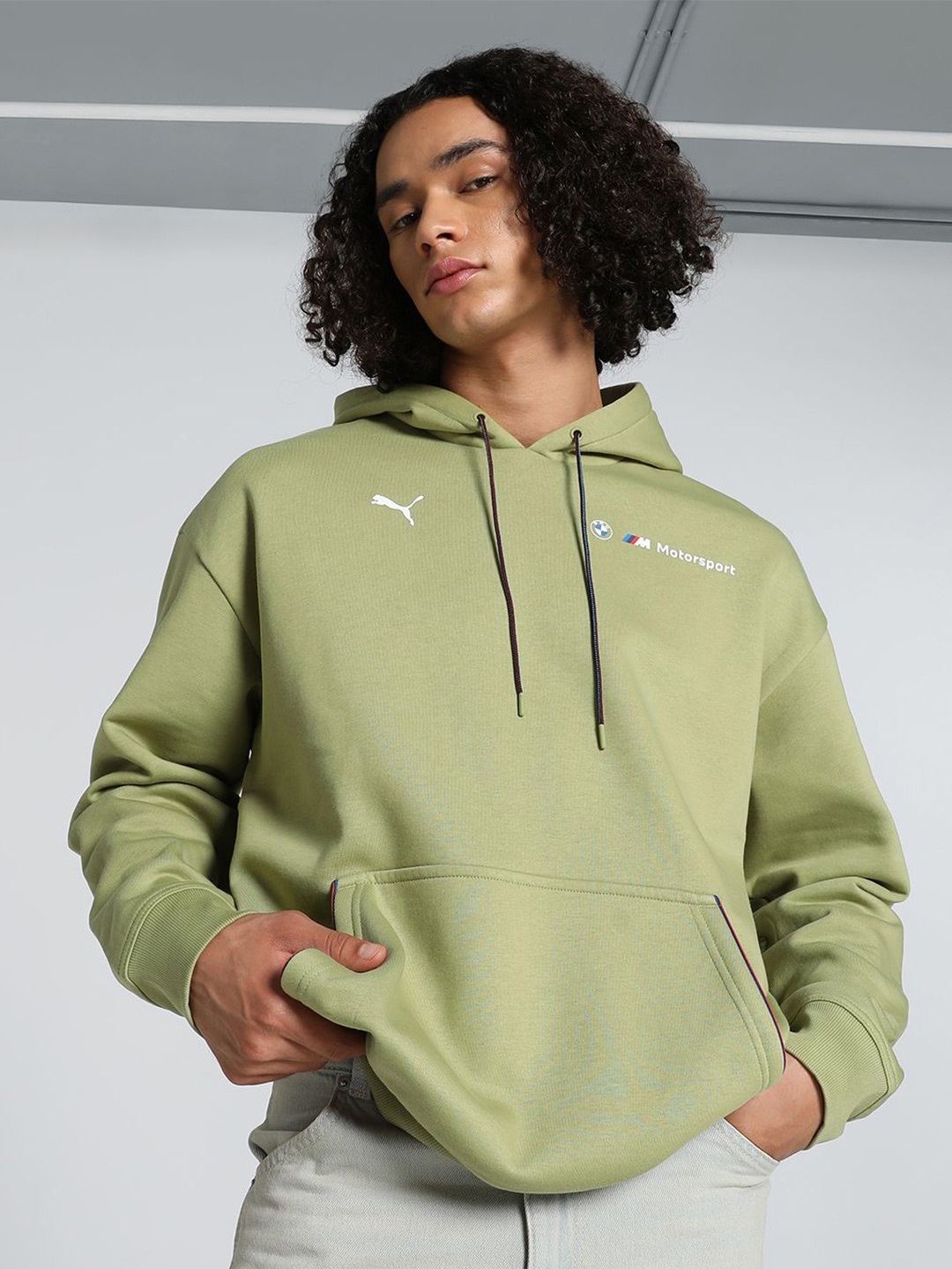 

PUMA Motorsport Fleece Men Hooded Sweatshirt, Green