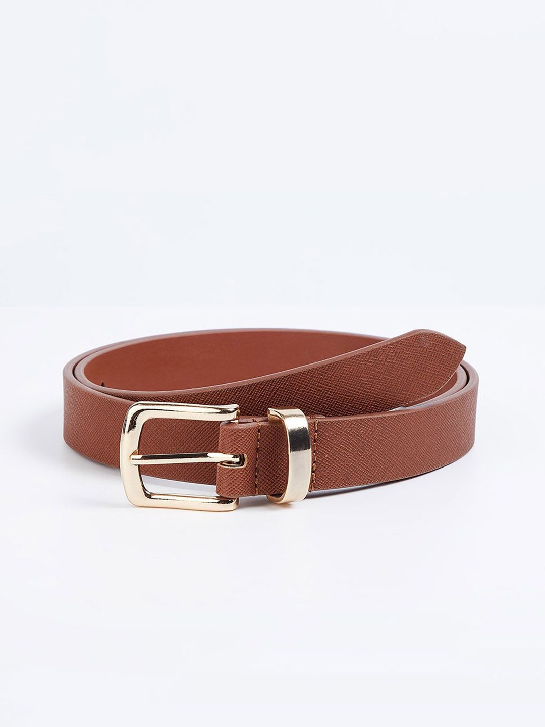 

max Women Solid PU Belt, Brown