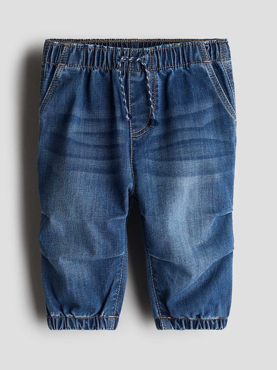 

H&M Boys Soft Denim Light Fade Jogger Jeans, Blue