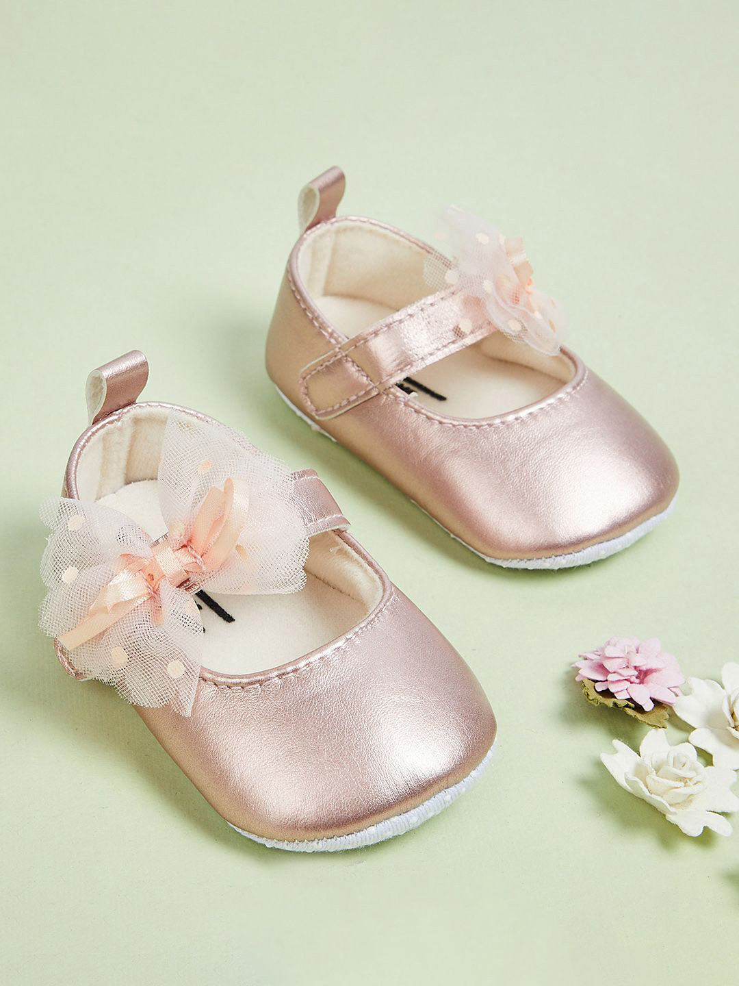 

Fame Forever by Lifestyle Girls Ballerinas With Western - Embellished, Gold