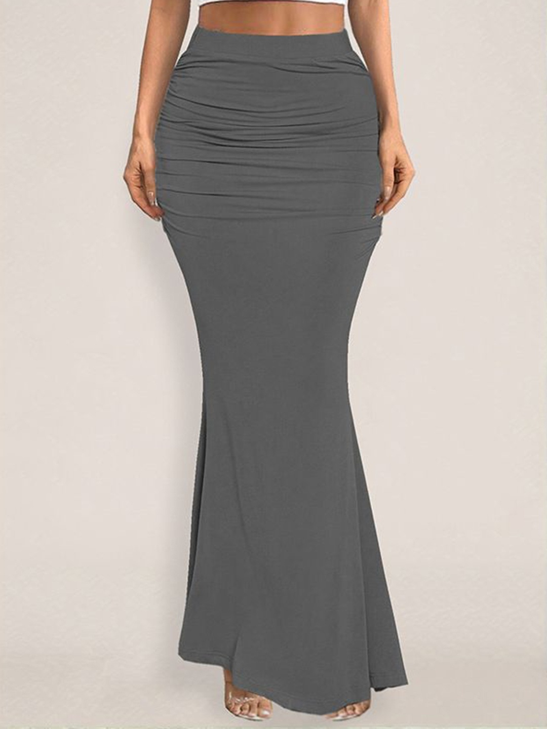 

StyleCast x Revolte Trumpet Maxi Skirt, Grey