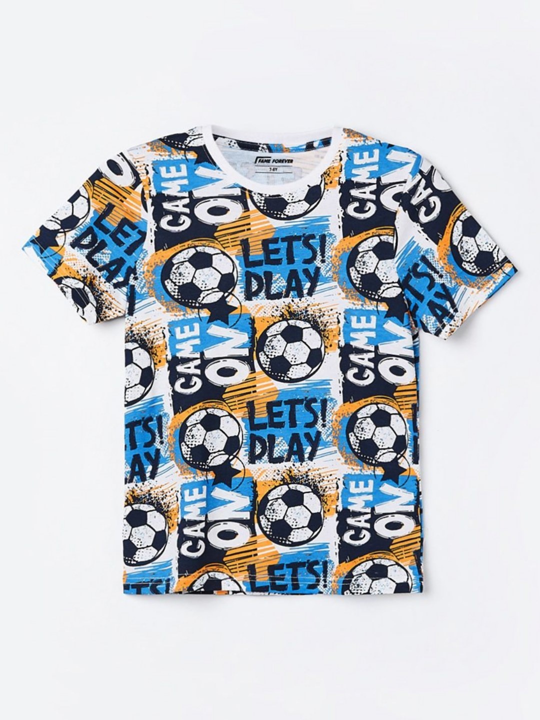 

Fame Forever by Lifestyle Boys Printed Tropical Pockets T-shirt, Multi