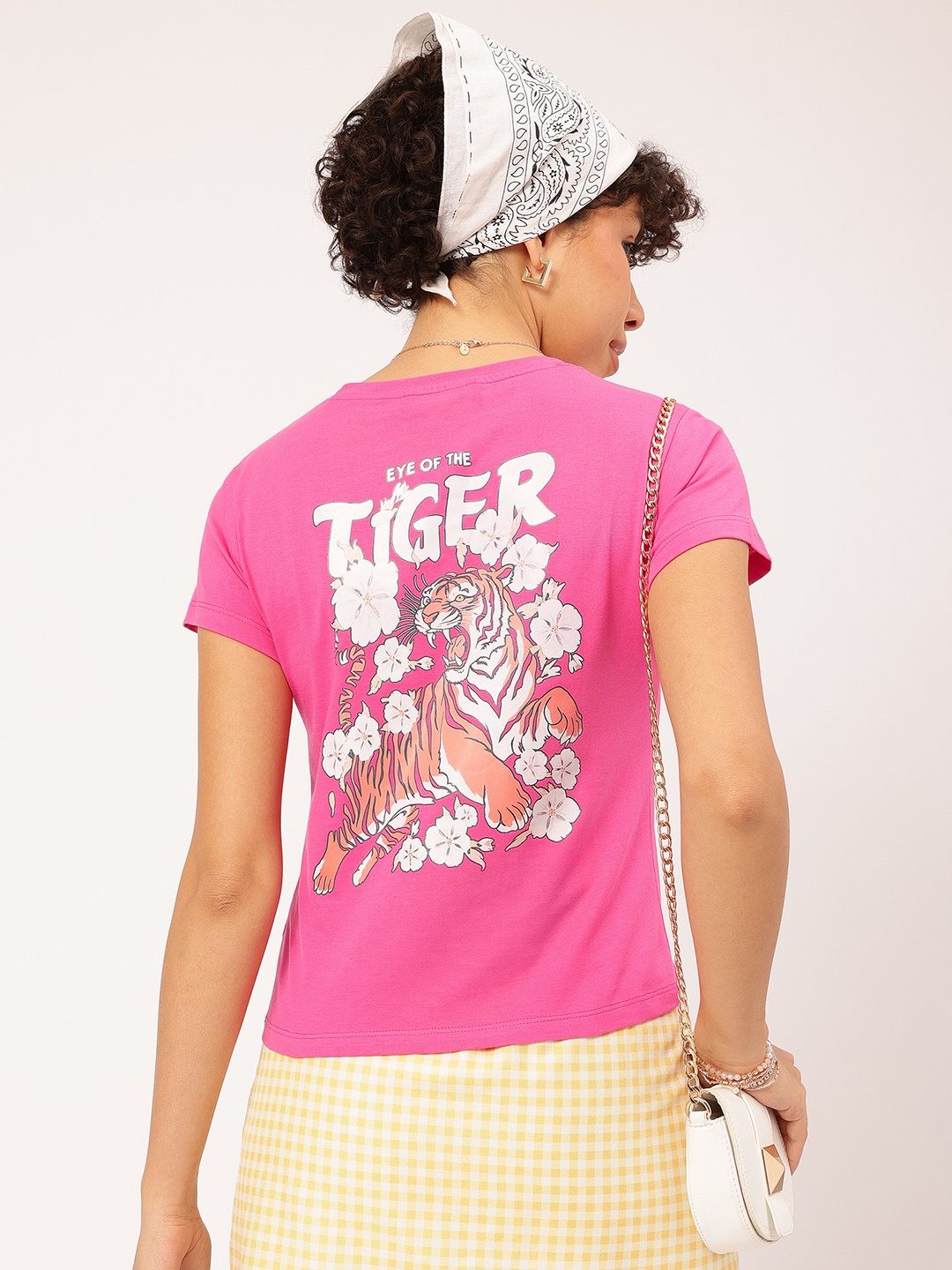 

DressBerry Wildflower Wear Printed T-shirt, Pink