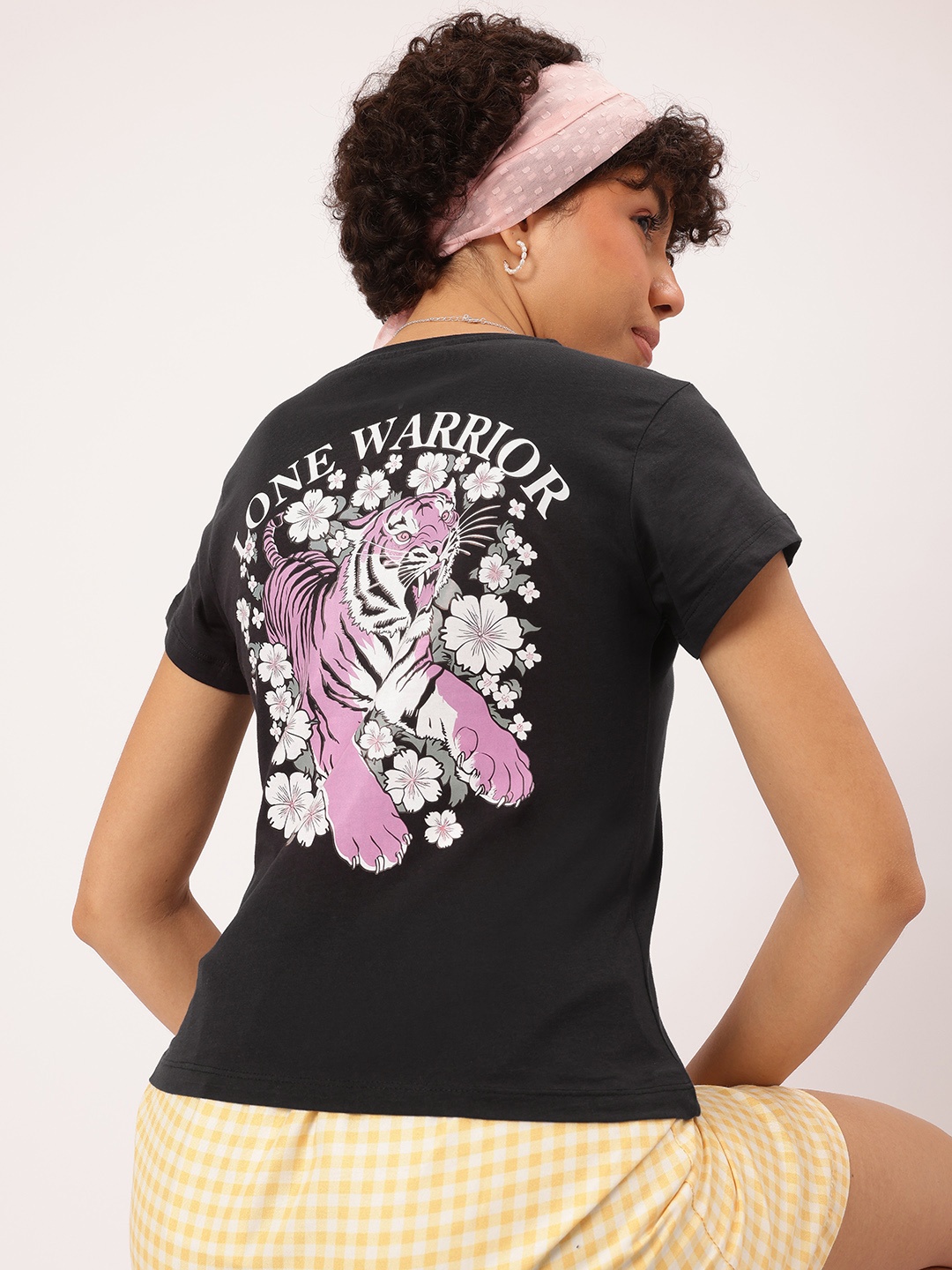 

DressBerry Wanderlust Wear Graphic Print T-shirt, Black