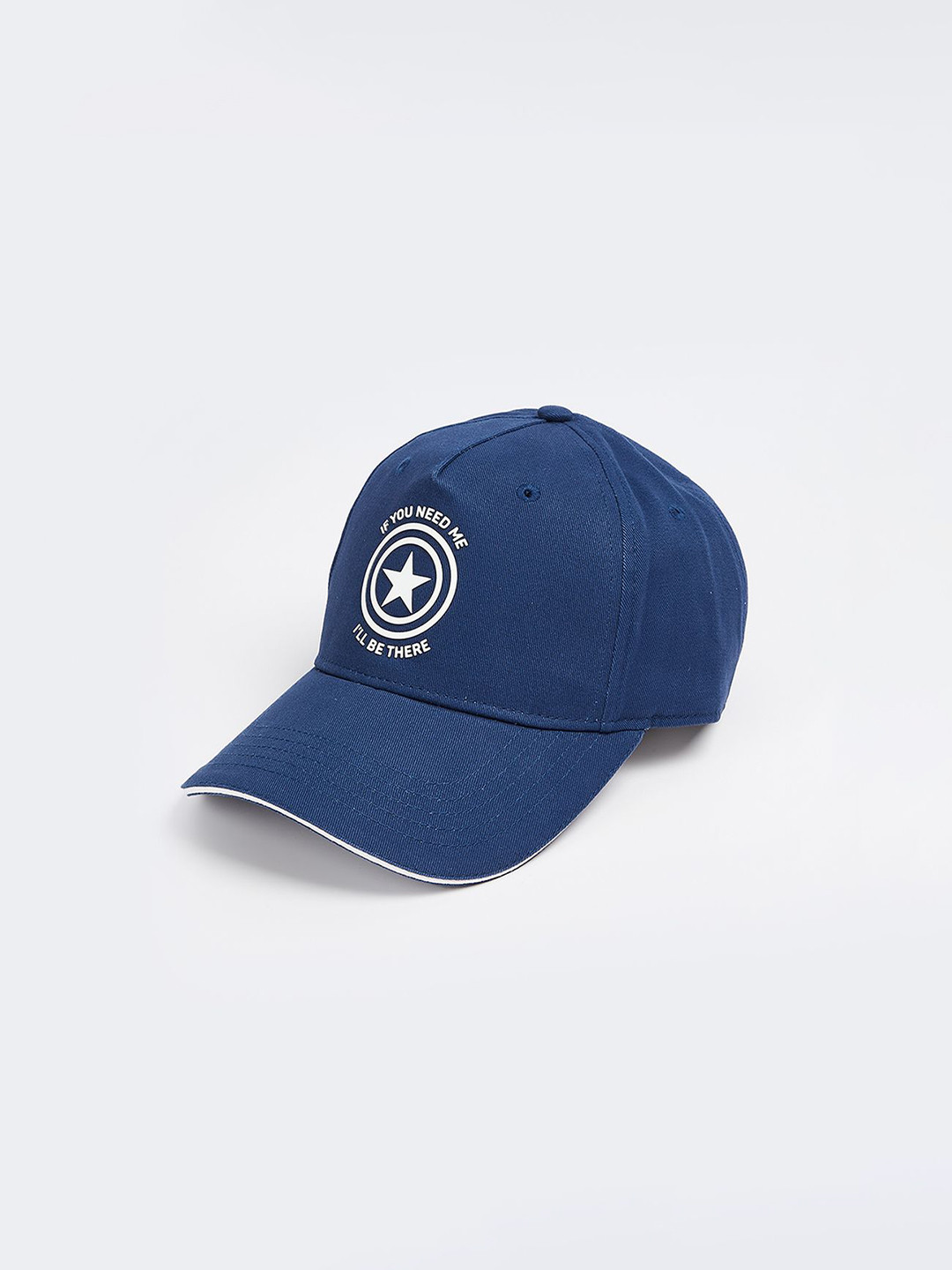 

max Men Printed Baseball Cap, Blue