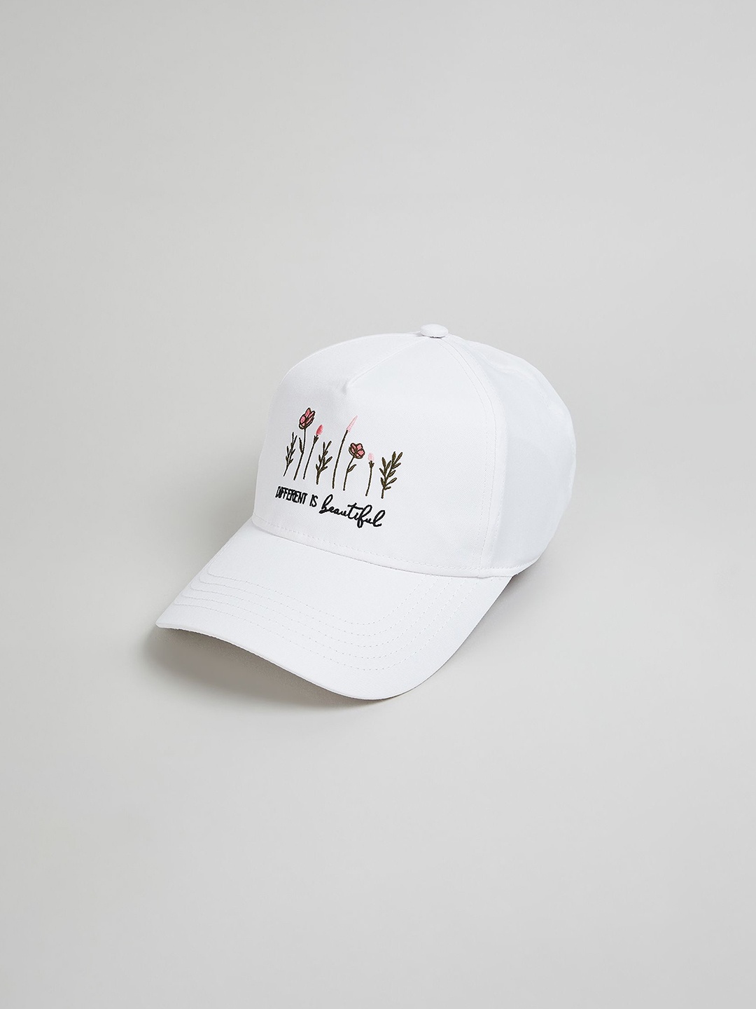 

max Women Printed Baseball Cap, White