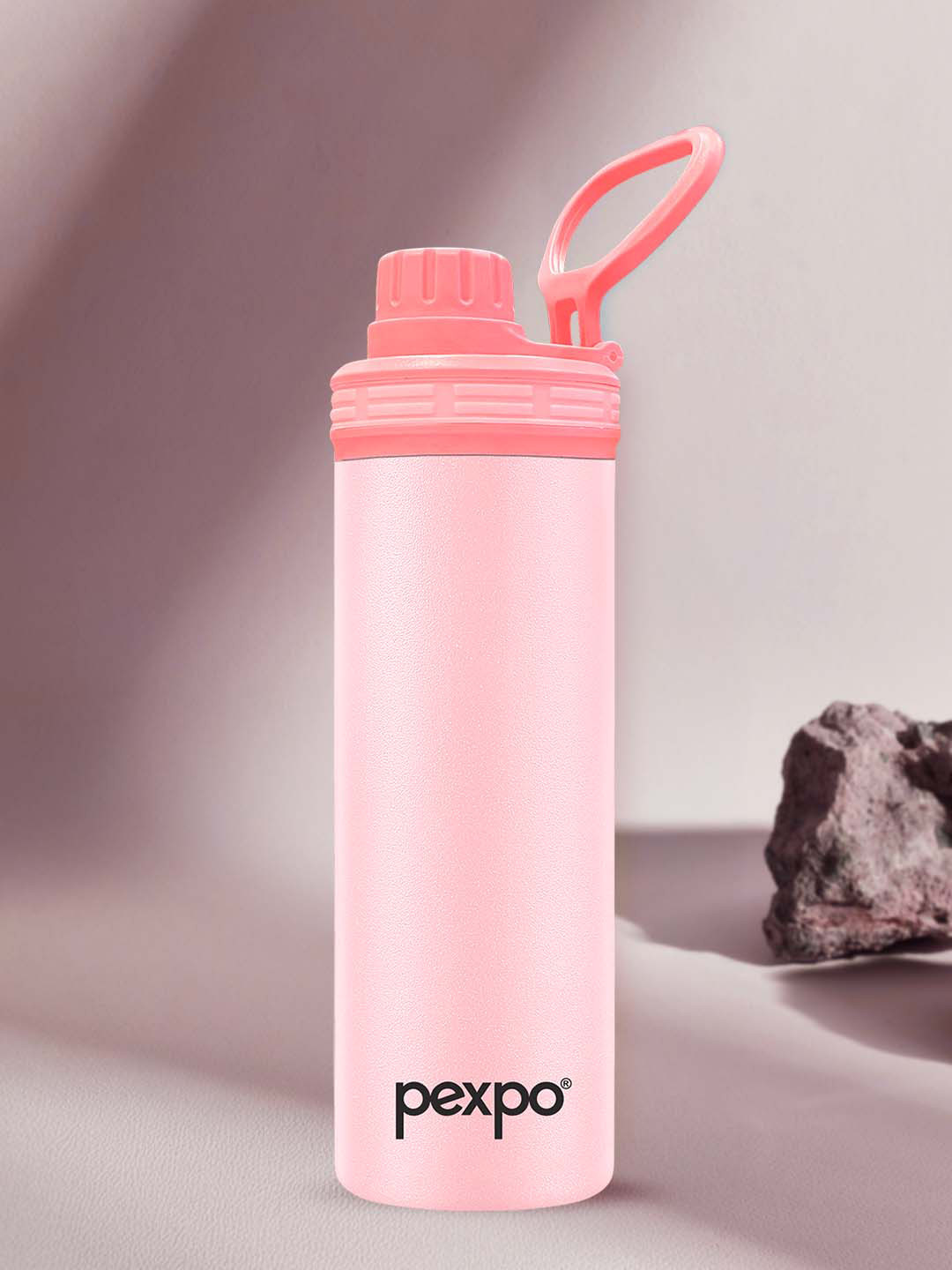 

Pexpo Texas Baby Pink ISI Certified Thermosteel Hot Flask Insulated Water Bottle 500ml