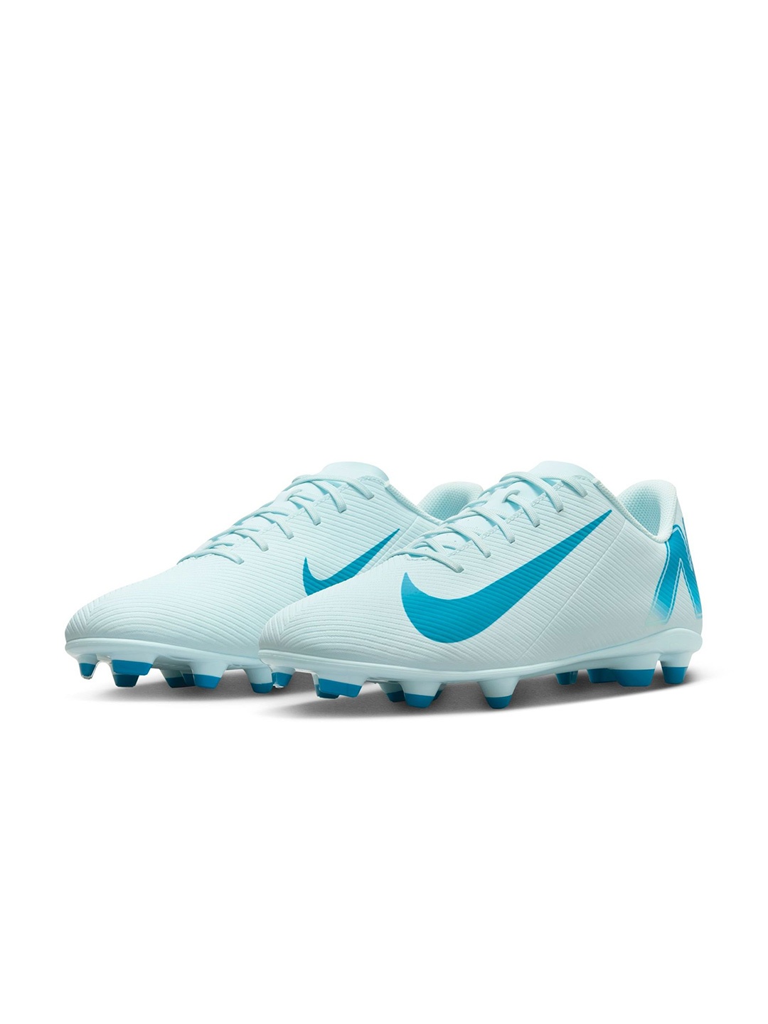 

Nike Mercurial Vapor 16 Club MG Low-Top Men Colorblocked Marking Lace Ups Football Boot, Blue