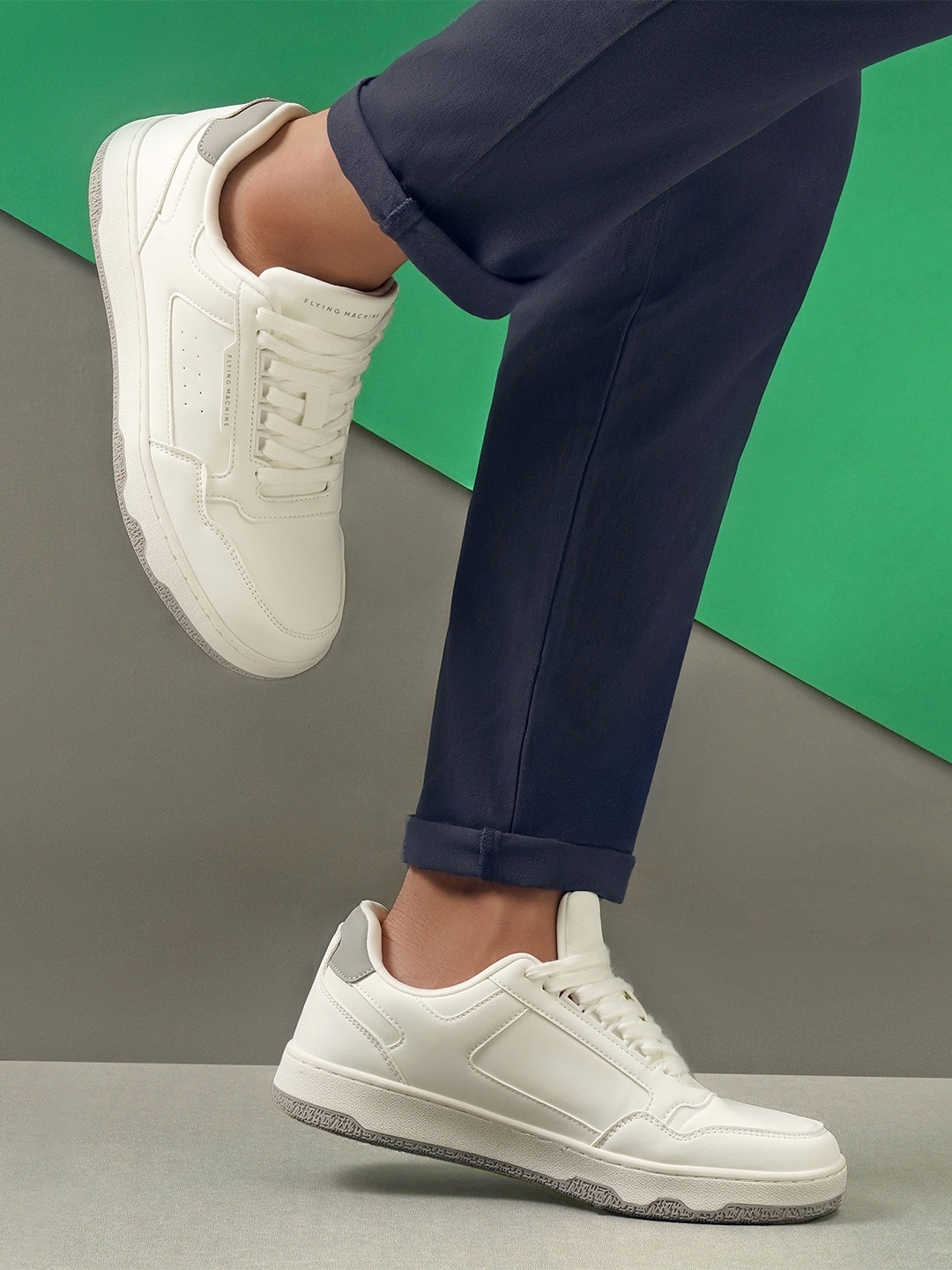 

Flying Machine Men SAUL Sneakers, White