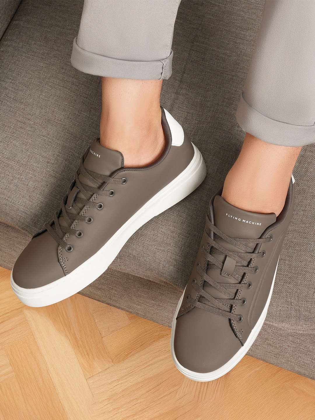 

Flying Machine Men MAHER Sneakers, Grey