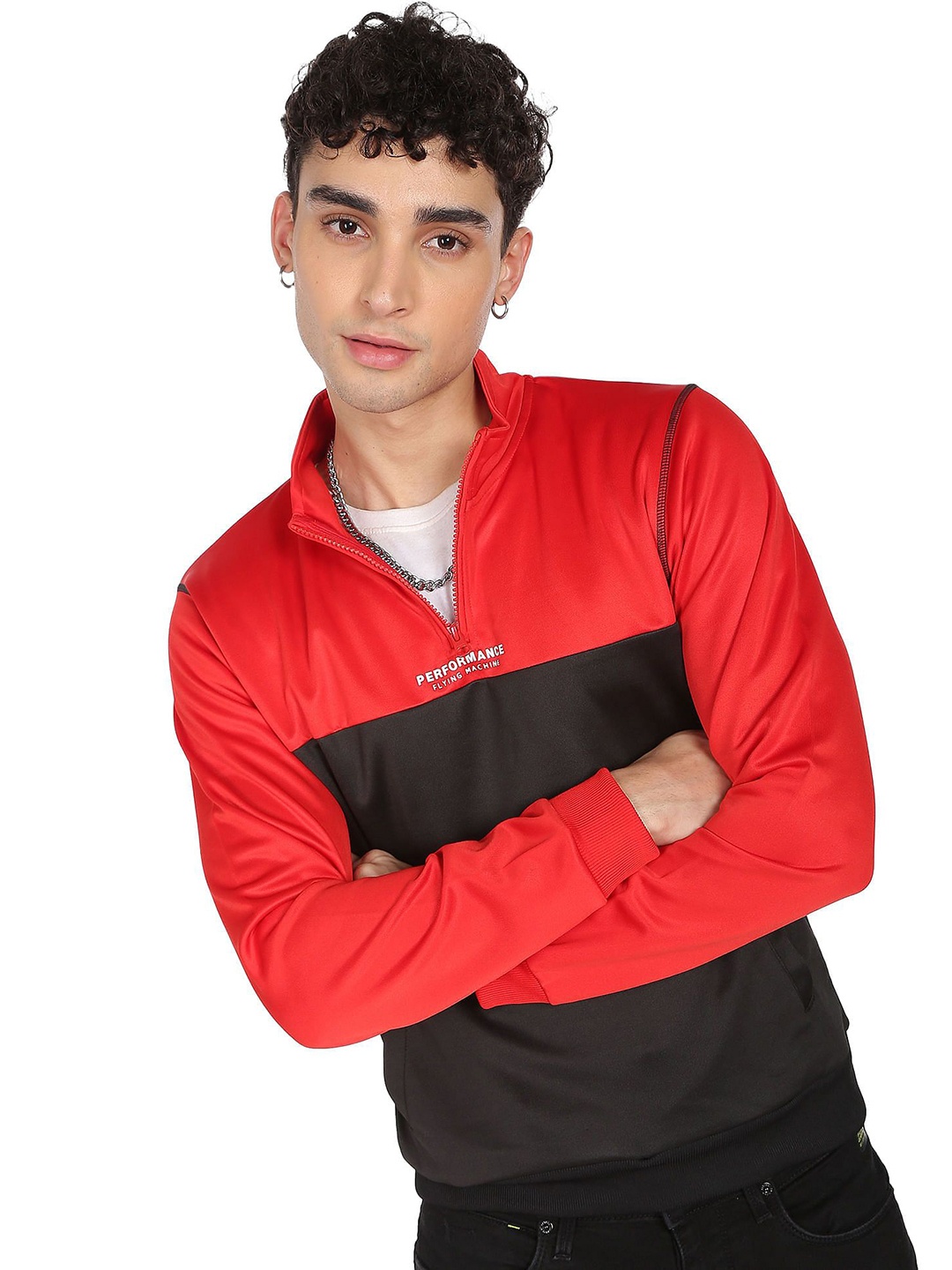 

Flying Machine Men Sweatshirt, Red