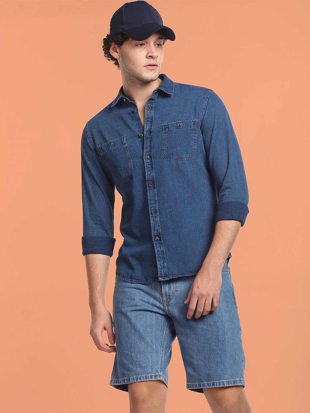 

Flying Machine Men Opaque Casual Shirt, Blue