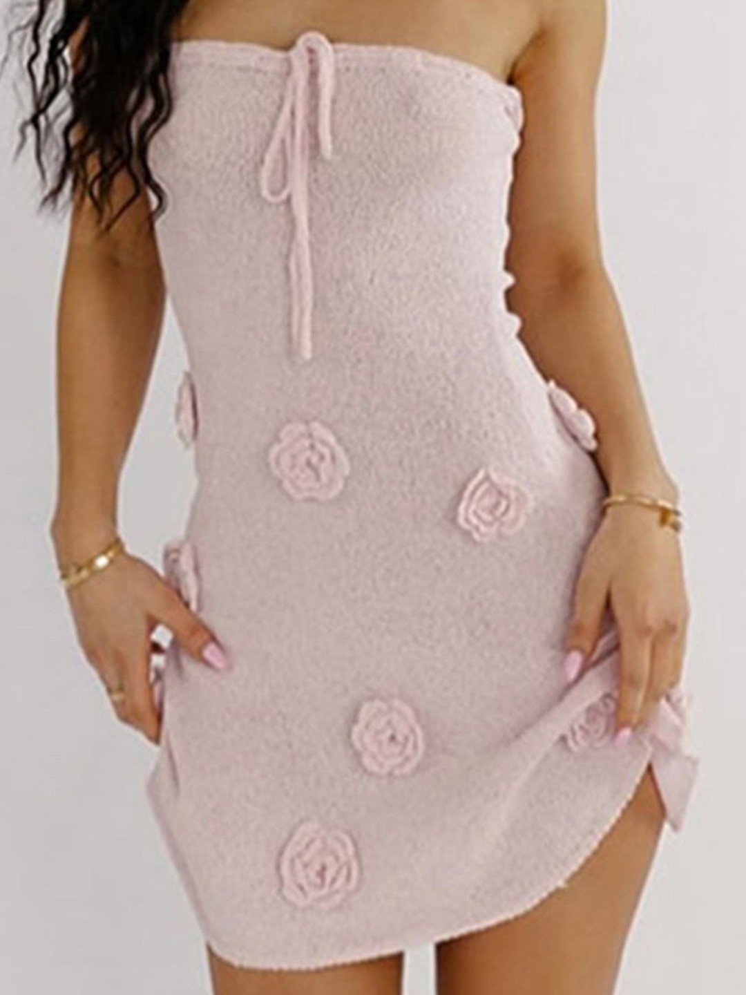 

LULU & SKY Off-Shoulder Bodycon Dress, Pink