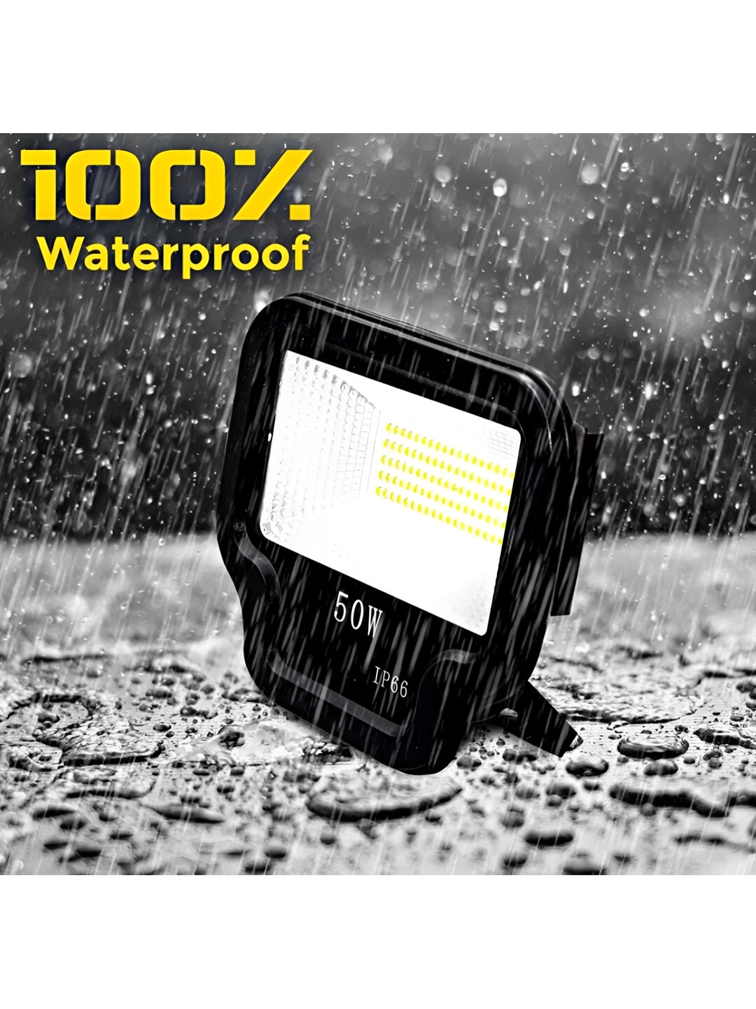 

SPARK WORLD White & Black LED Flood Light Aluminium Outdoor Lamp