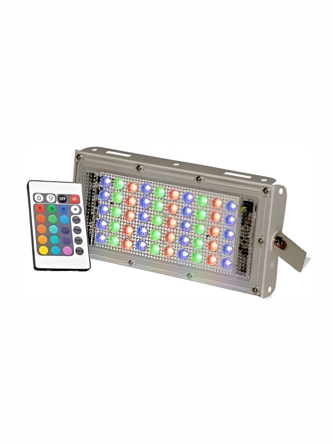 

SPARK WORLD White & Transparent Square Shaped Remote Control Outdoor Lamp
