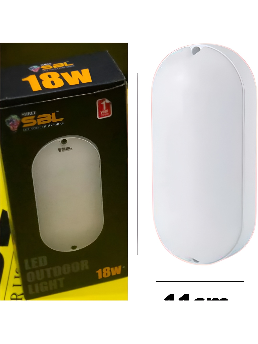 

SPARK WORLD White Acrylic Cylindrical Shaped Outdoor Lamps