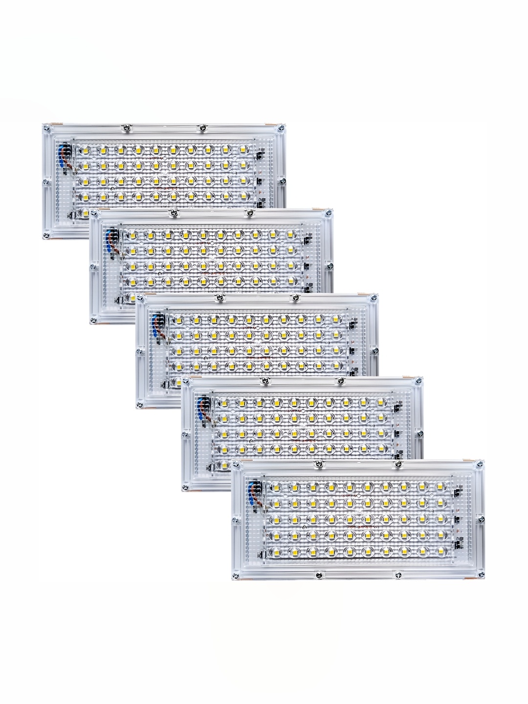 

SPARK WORLD White 5 Pieces Square Shaped Outdoor Lamps