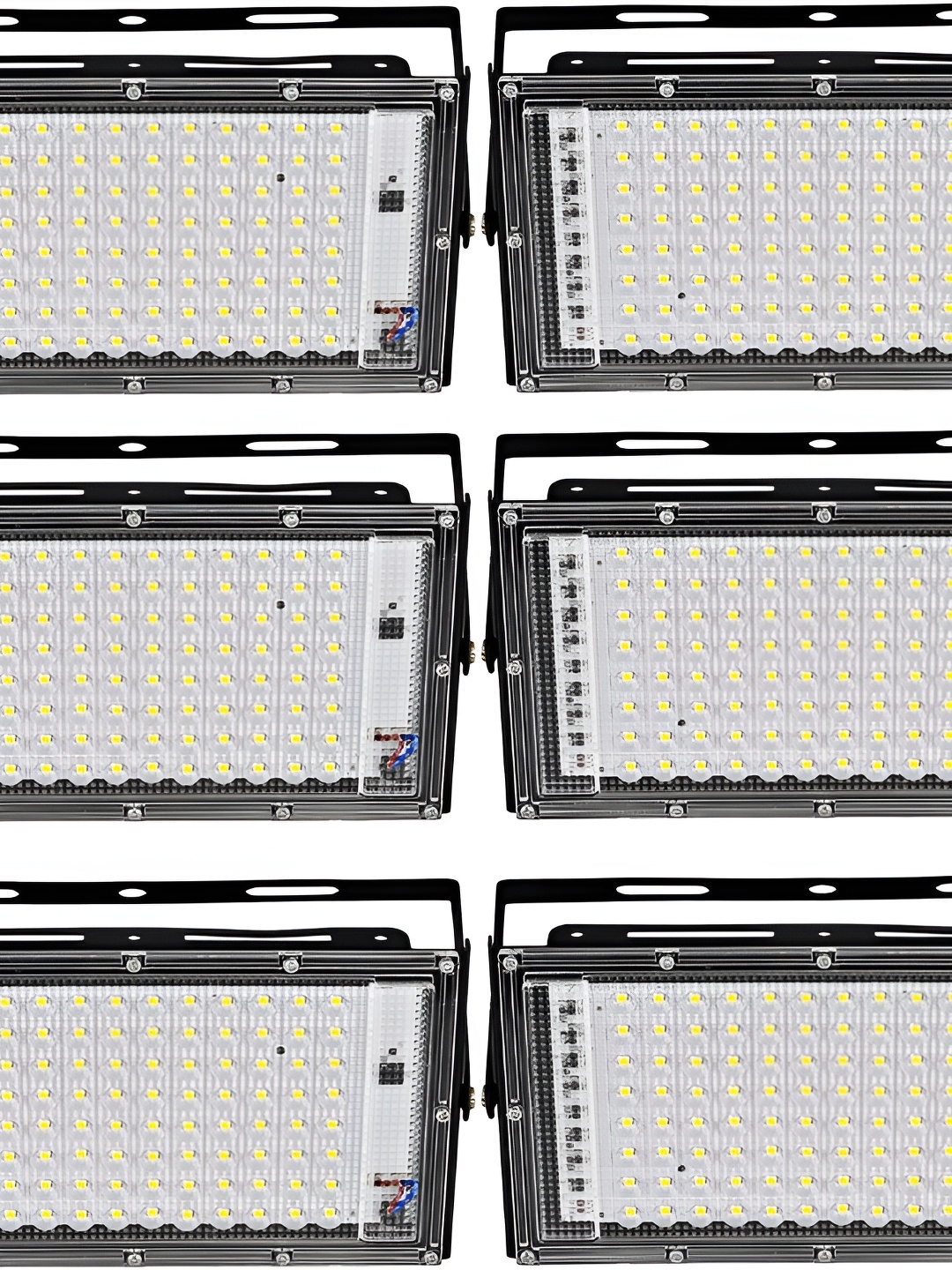 

SPARK WORLD White 6 Pieces Aluminium Square Shaped Outdoor Lamps