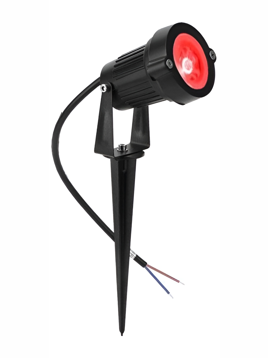 

SPARK WORLD Black & Red Textured Metal Spherical Shaped Outdoor Lamp