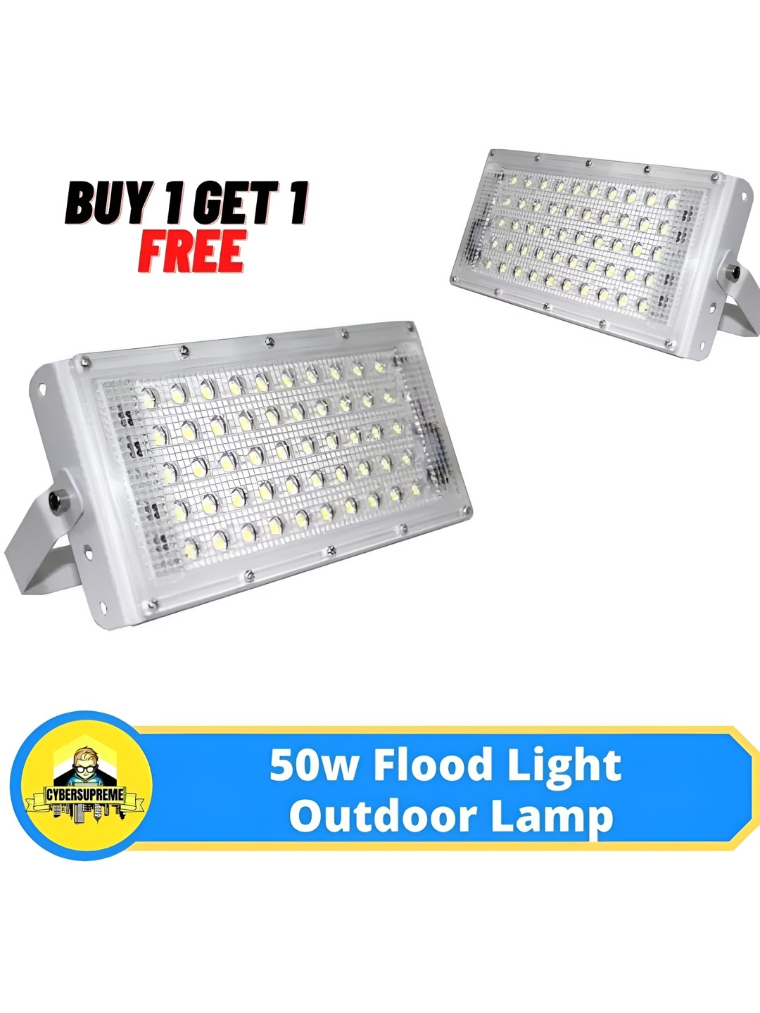 

SPARK WORLD White 2 Pieces Aluminium Rectangle Shaped Outdoor Lamps