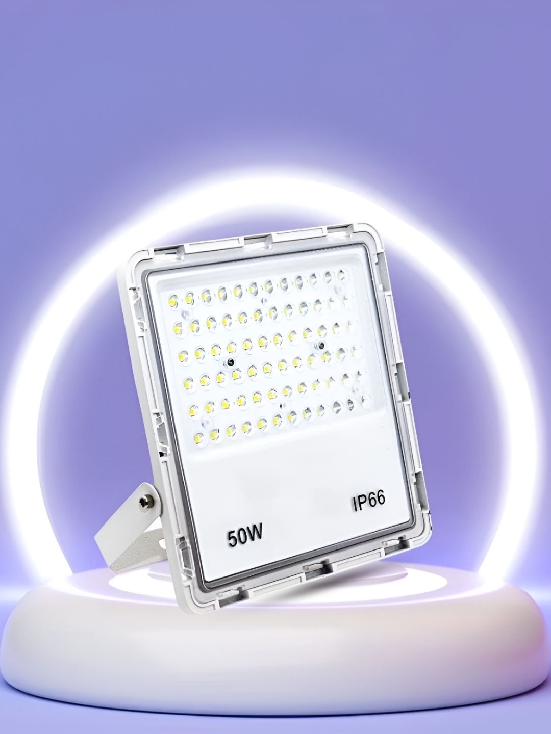 

SPARK WORLD White Aluminium Square Shaped Outdoor Lamp