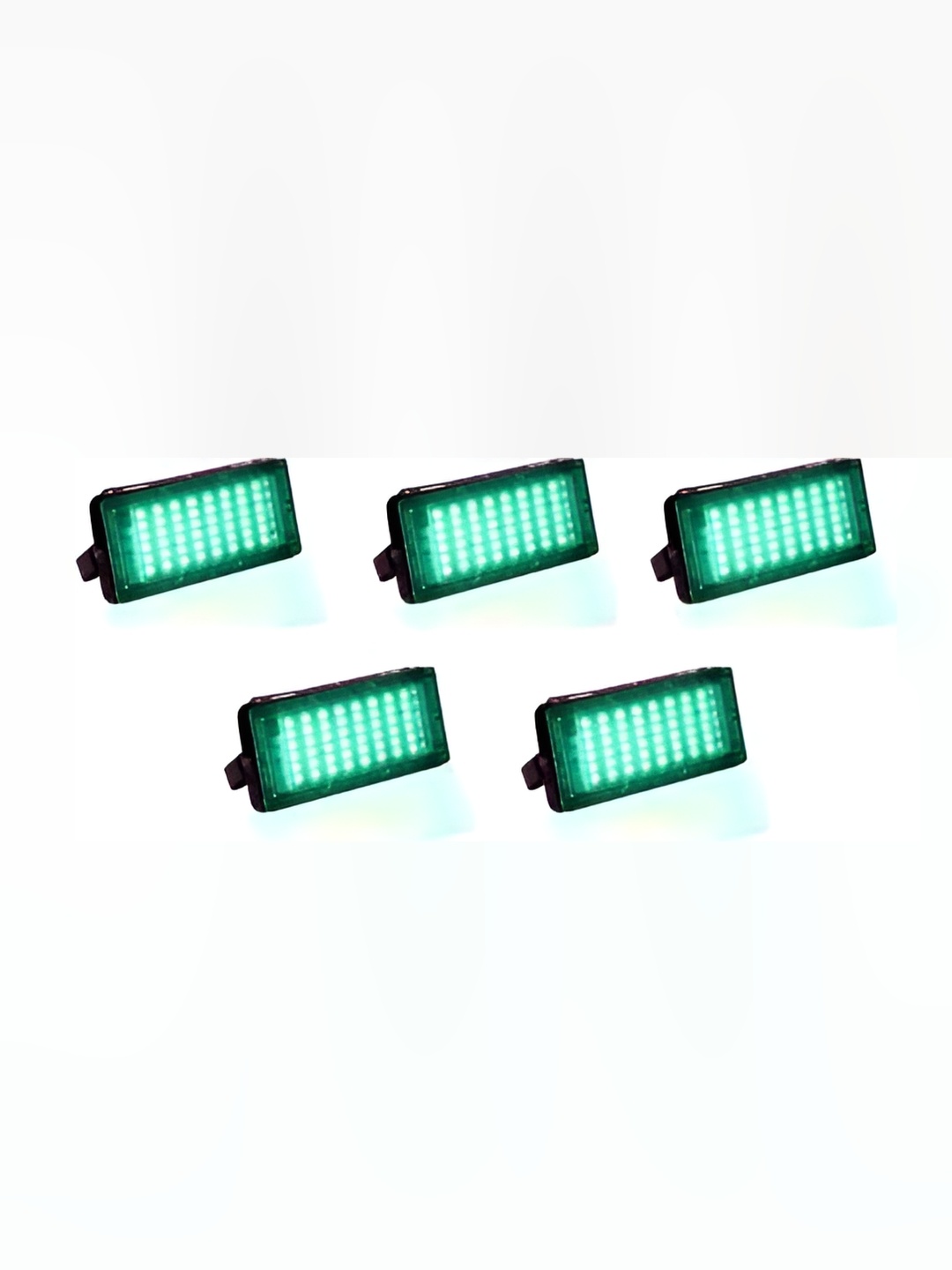 

SPARK WORLD Green & Black 5 Pieces Square Outdoor Lamps