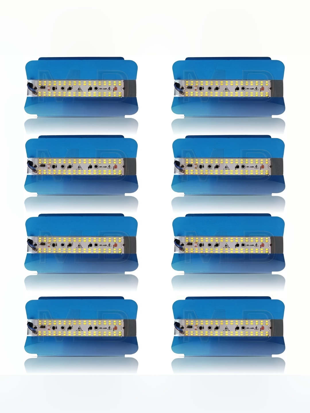 

SPARK WORLD White & Blue 6 Pieces Aluminium Rectangle Outdoor Lamps