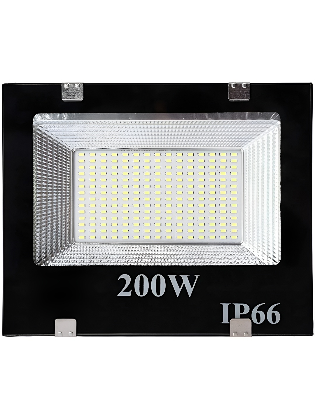 

SPARK WORLD Black & White Metal Square Shaped Outdoor Lamp