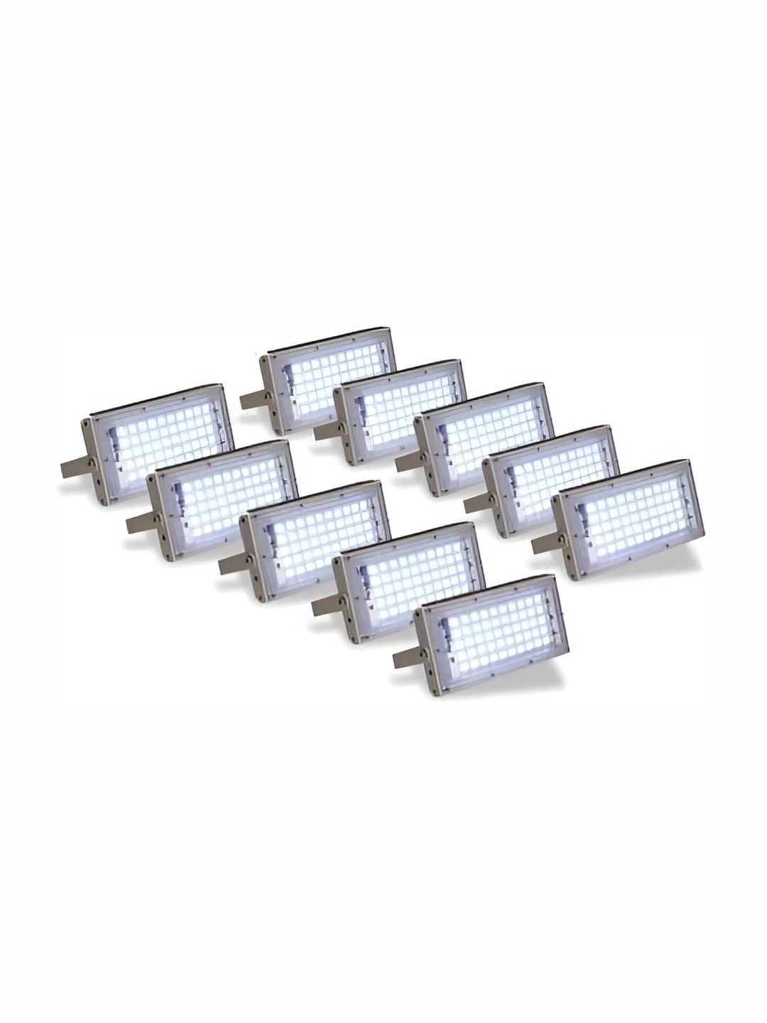

SPARK WORLD White 10 Pieces Aluminium Rectangle Outdoor Lamps