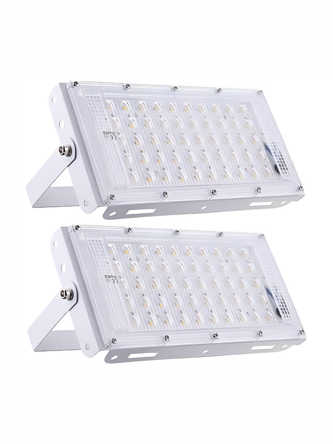 

SPARK WORLD White & Black 2 Pieces Aluminium Rectangle Shaped Outdoor Lamps