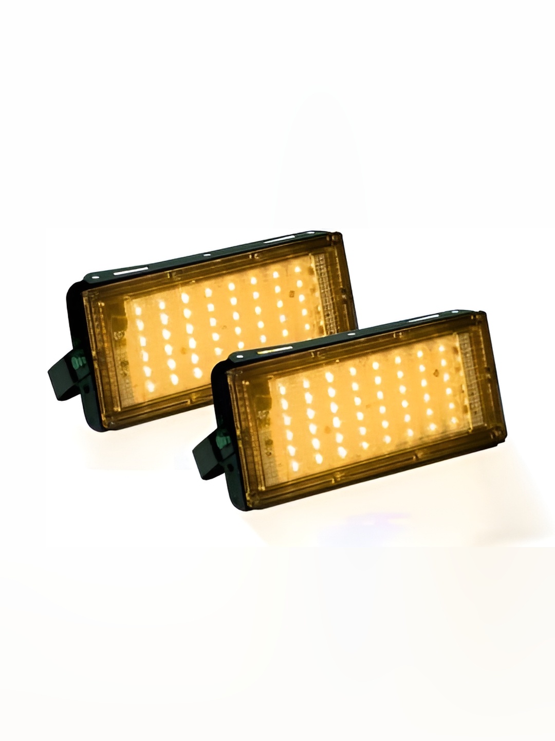 

SPARK WORLD Yellow 2 Pieces Aluminium Textured Outdoor Lamps