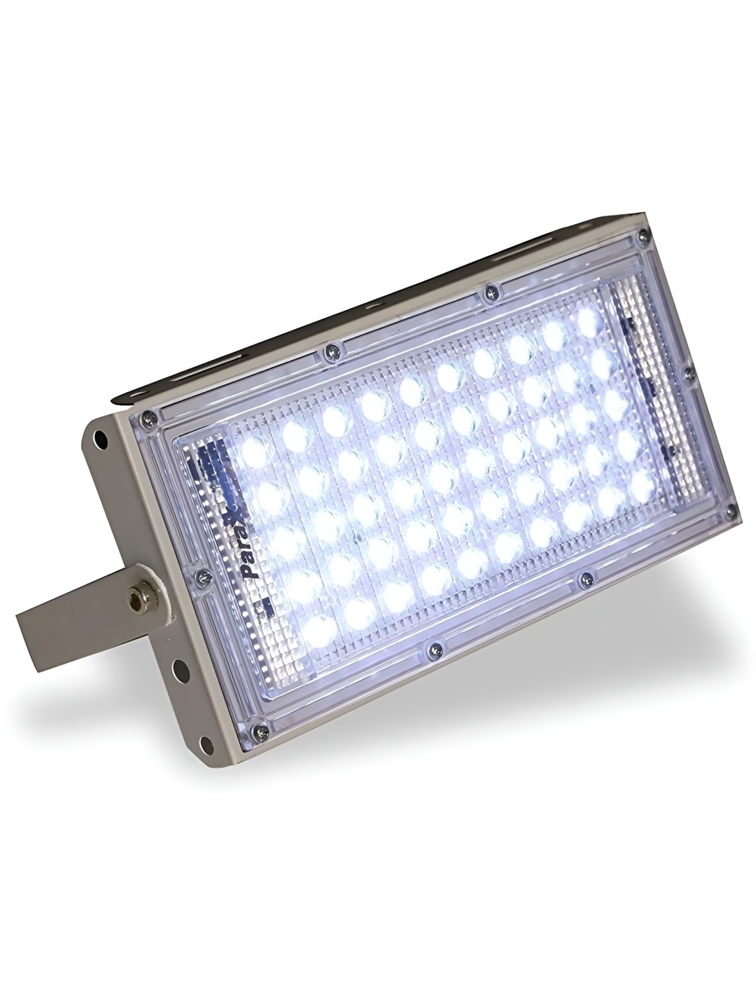 

SPARK WORLD White Textured Rectangular Iron Outdoor Lamp