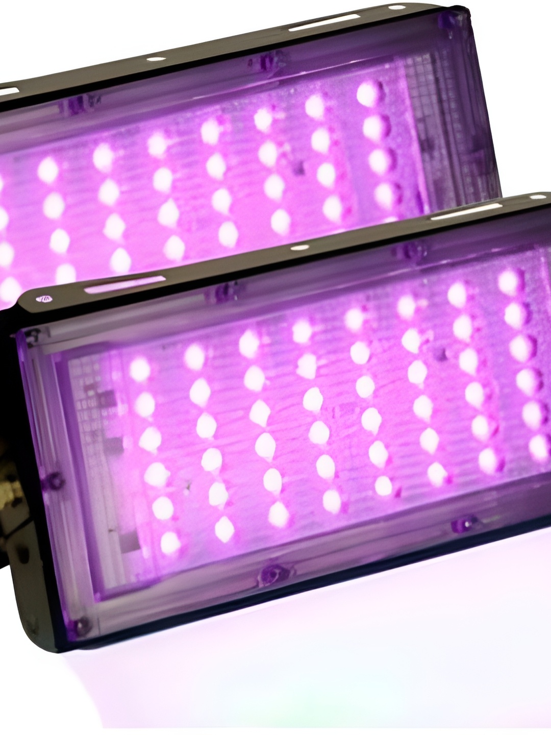 SPARK WORLD Pink & Black Rectangle Aluminium Outdoor Lamps