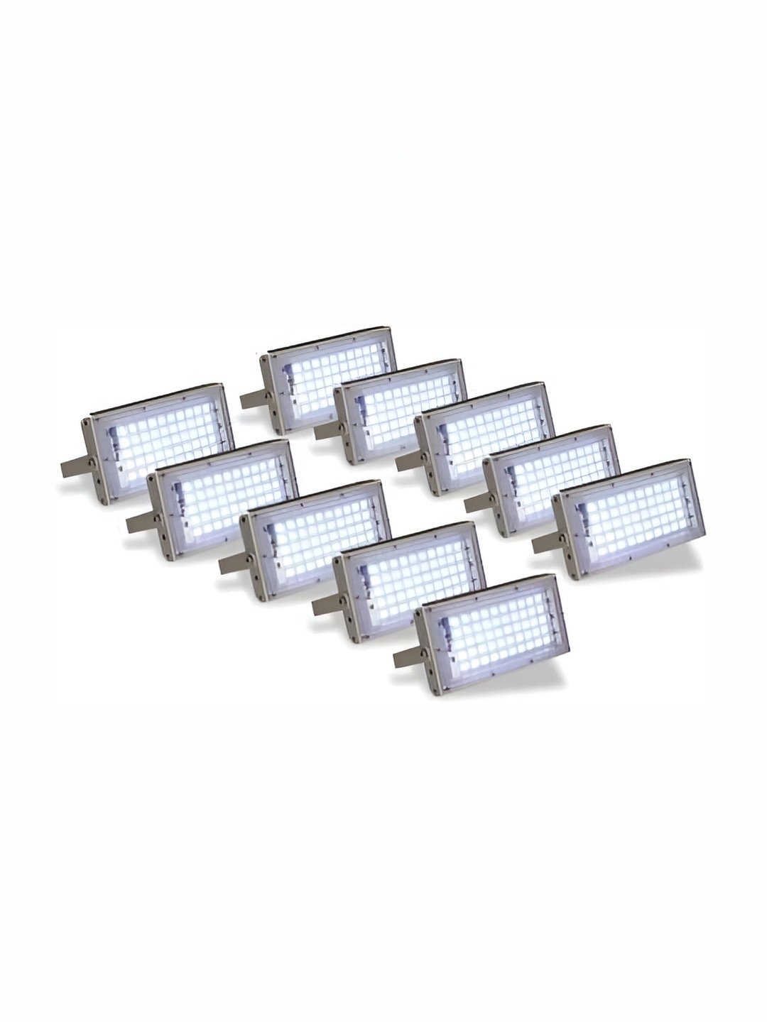 

SPARK WORLD White 10 Pieces Rectangle Outdoor Wall Lamps