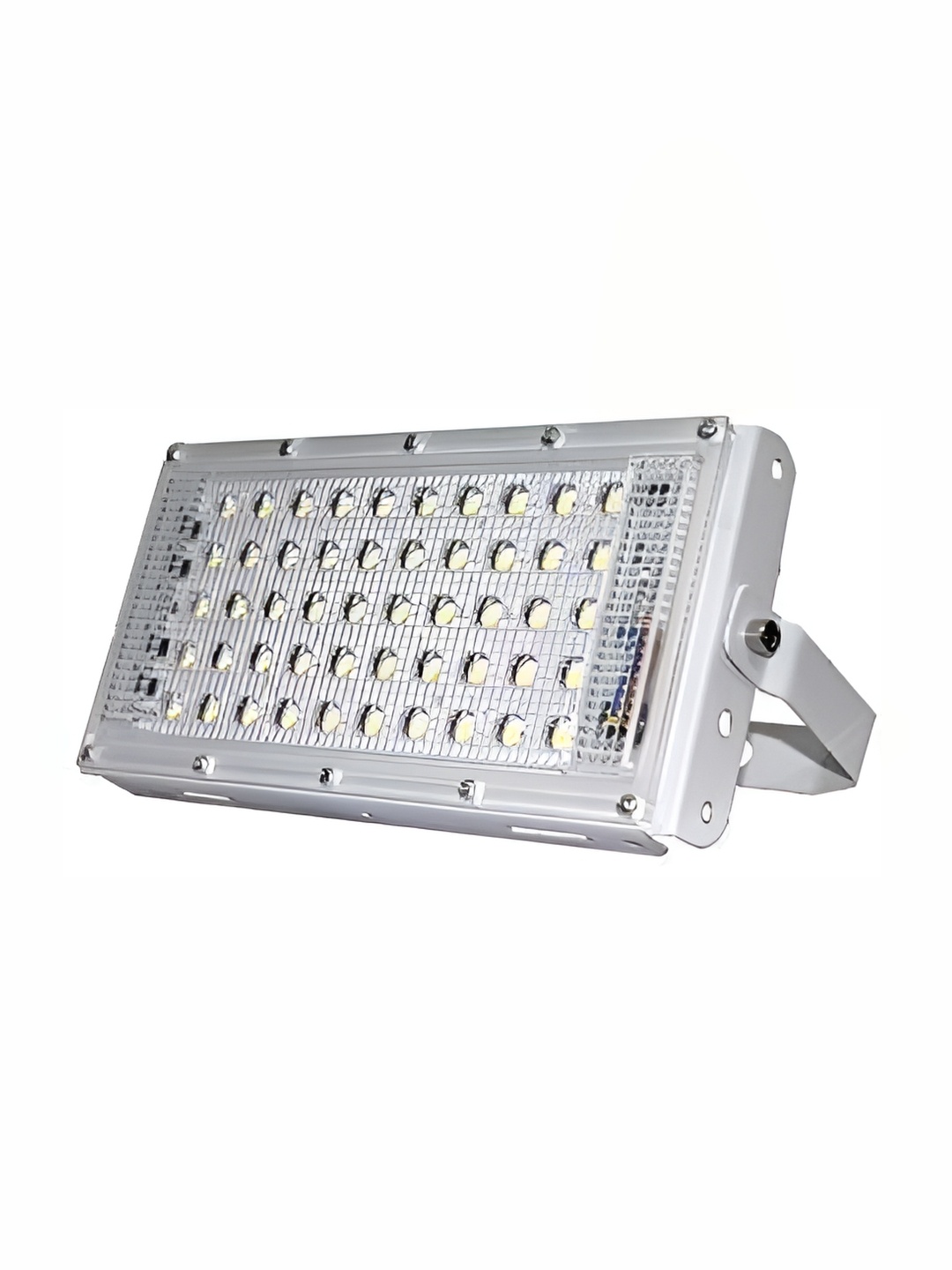 

SPARK WORLD White Rectangle Metal Outdoor Lamp