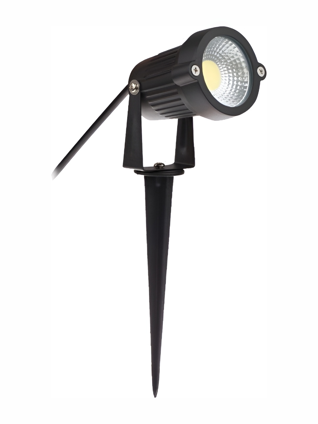 

SPARK WORLD White & Black Textured Abstract Shaped Aluminium Outdoor Lamp