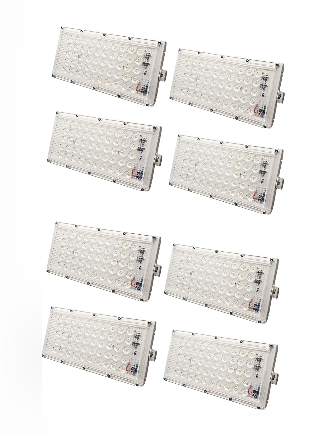 

SPARK WORLD White 8 Pieces Rectangle Iron Outdoor Lamp