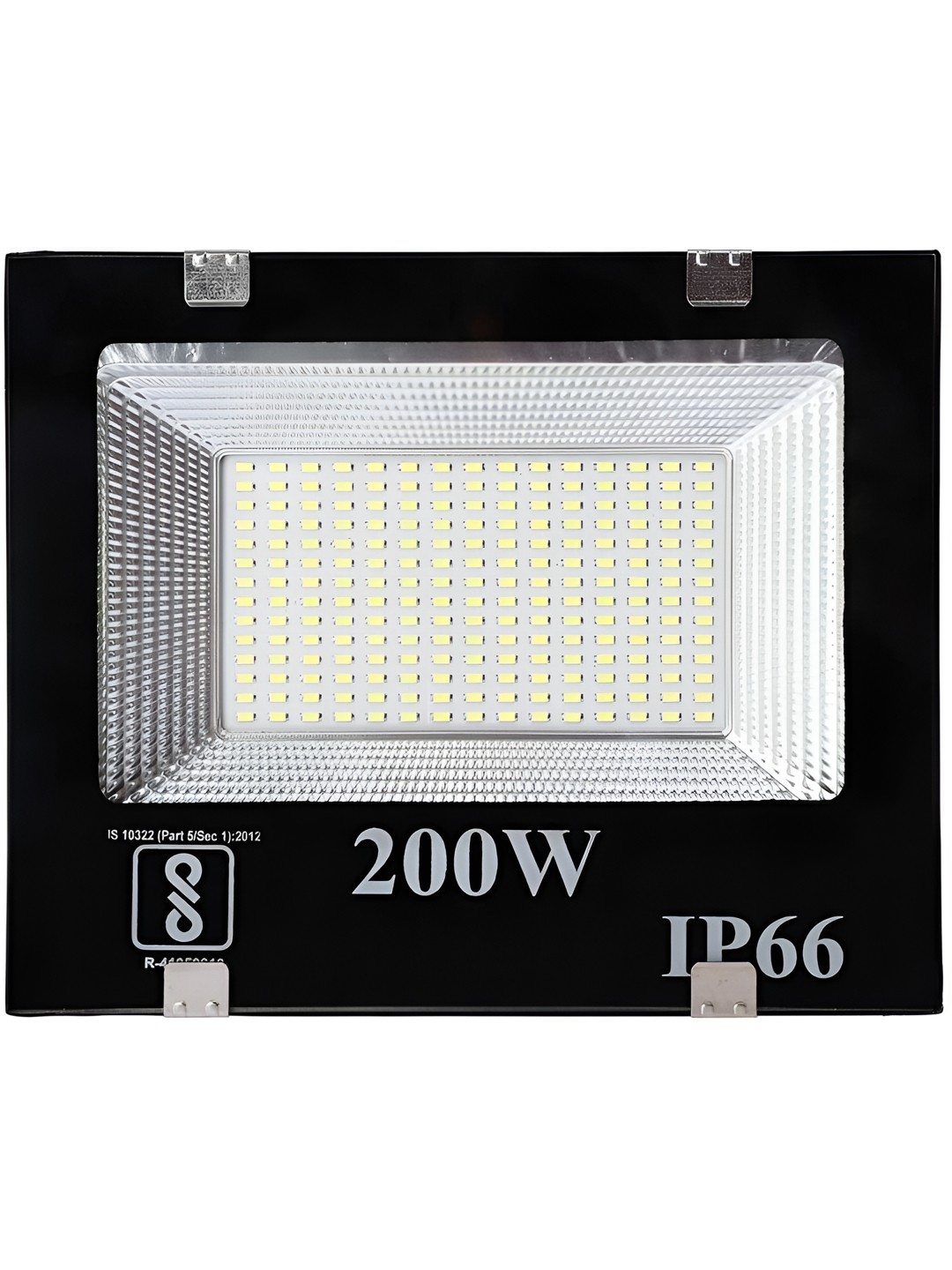 

SPARK WORLD White Metal Rectangle Outdoor Lamp