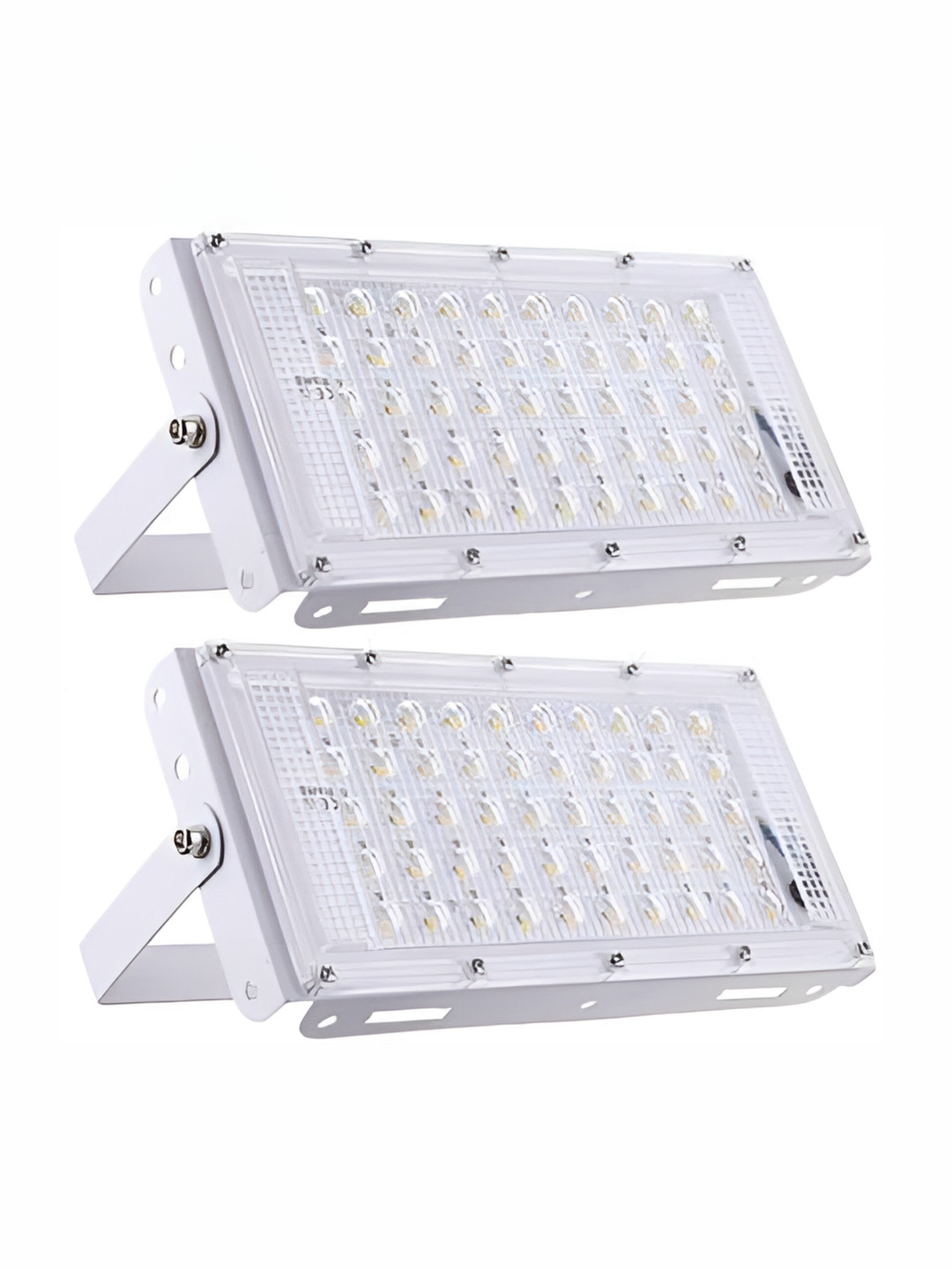 

SPARK WORLD White & Black 2 Pieces Square Outdoor Lamps