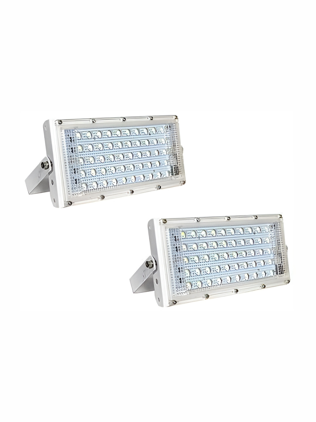 

SPARK WORLD White LED 2 Pieces Rectangle Outdoor Lamp