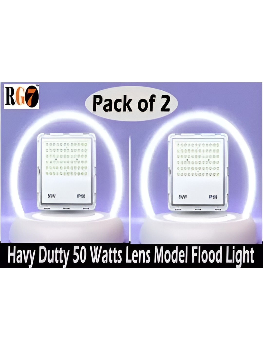 

SPARK WORLD White 2 Pcs Rectangle Shaped Outdoor Lamps