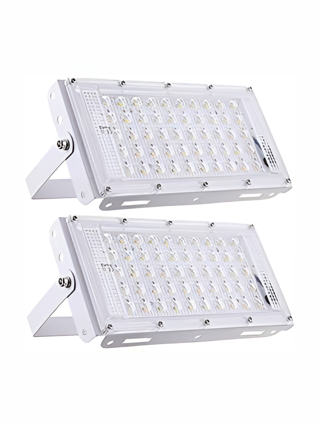 

SPARK WORLD White 2 Pieces Iron Outdoor Lamps