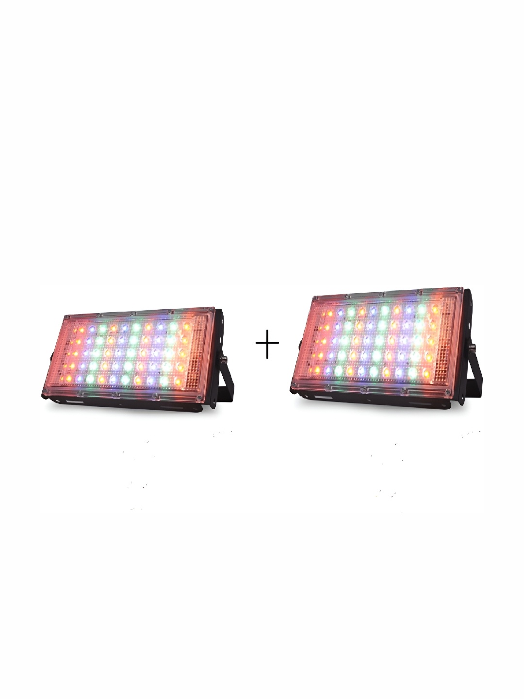 

SPARK WORLD Blue & Pink 2 Pieces Rectangle Outdoor Lamps