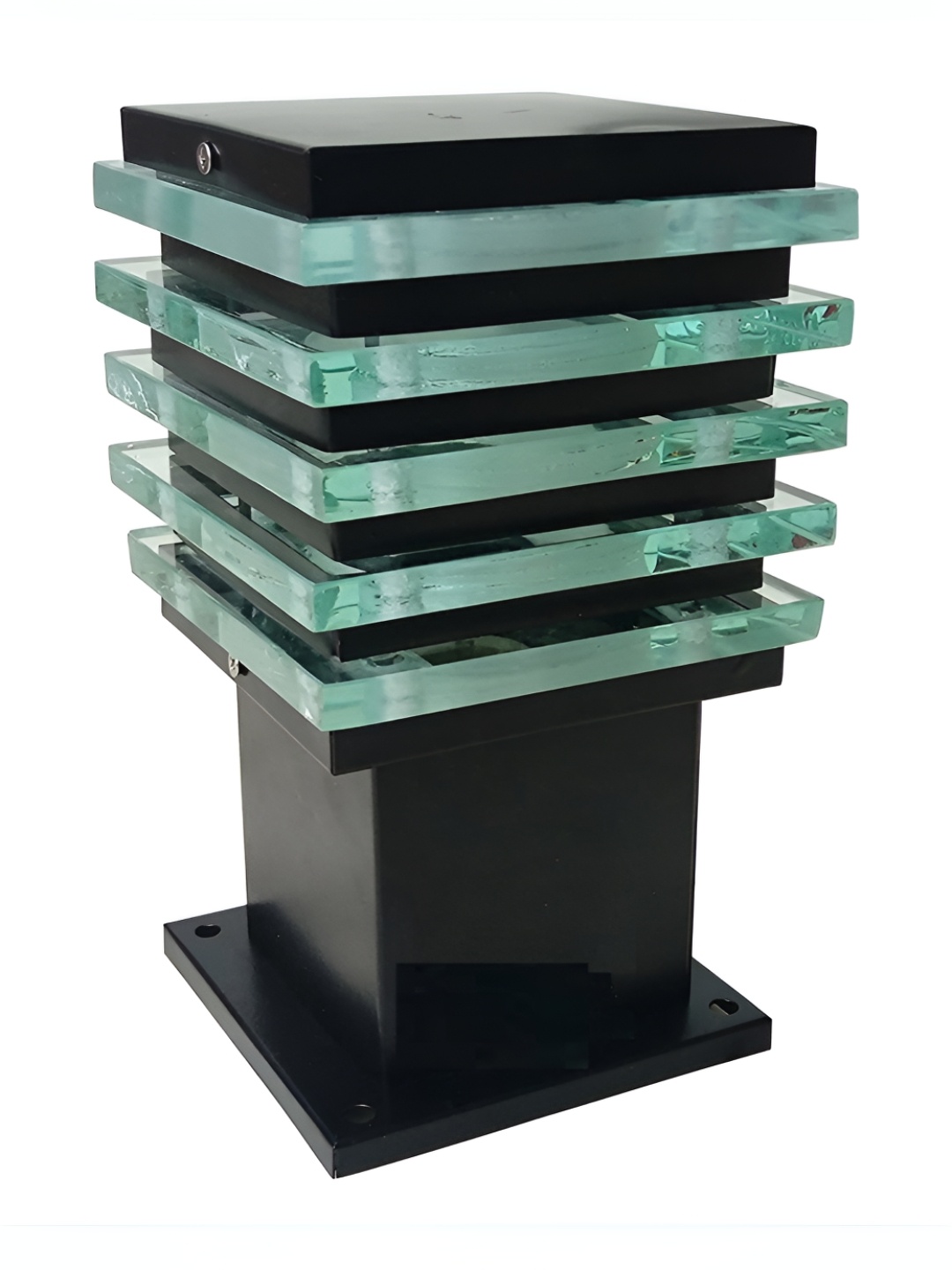 

SPARK WORLD Black Square Shaped Outdoor Lamps