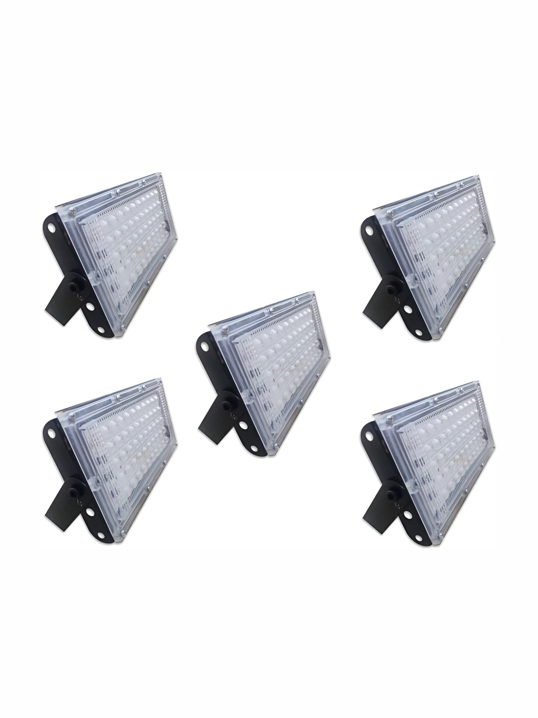 

SPARK WORLD White 5 Pieces Rectangular LED Flood Lamps